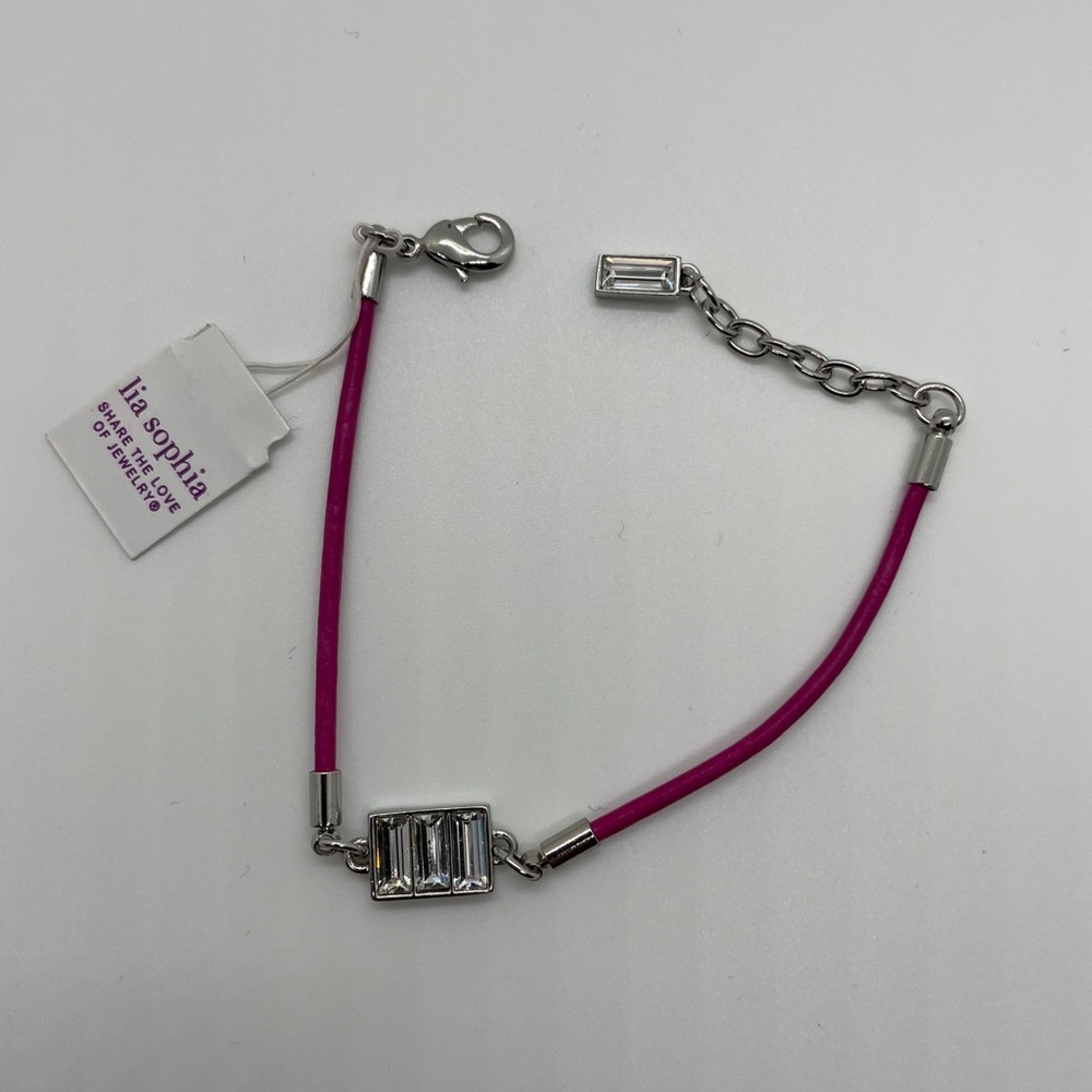 Lia Sophia Pink Braclet